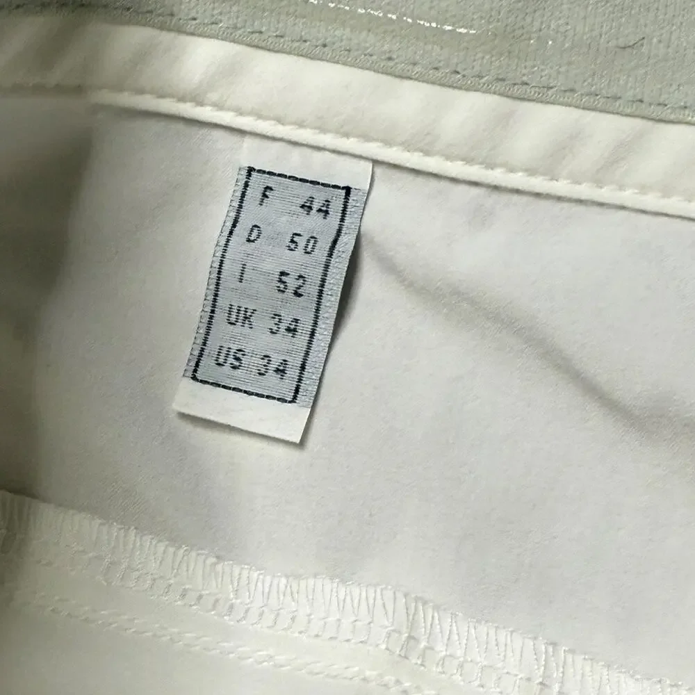 Lacoste Sport White Golf Shorts Men’s Size 34 Stretch Performance Flat Front NWT - Picture 5 of 9